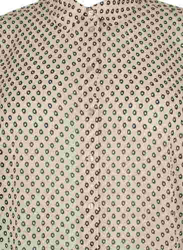 FLASH - Langærmet skjorte med prikker, Off White Dot , Packshot image number 2