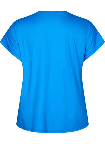 Kortærmet trænings t-shirt, Brilliant Blue, Packshot image number 1