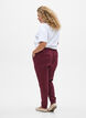 Cropped Maddison bukser, M&oslash;rk Bordeaux, Model image number 2