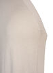 Lang strikcardigan i viskosemix, Beige, Packshot image number 2