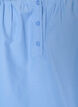 Bluse med smock og 3/4-&aelig;rmer, Bl&aring;, Packshot image number 2