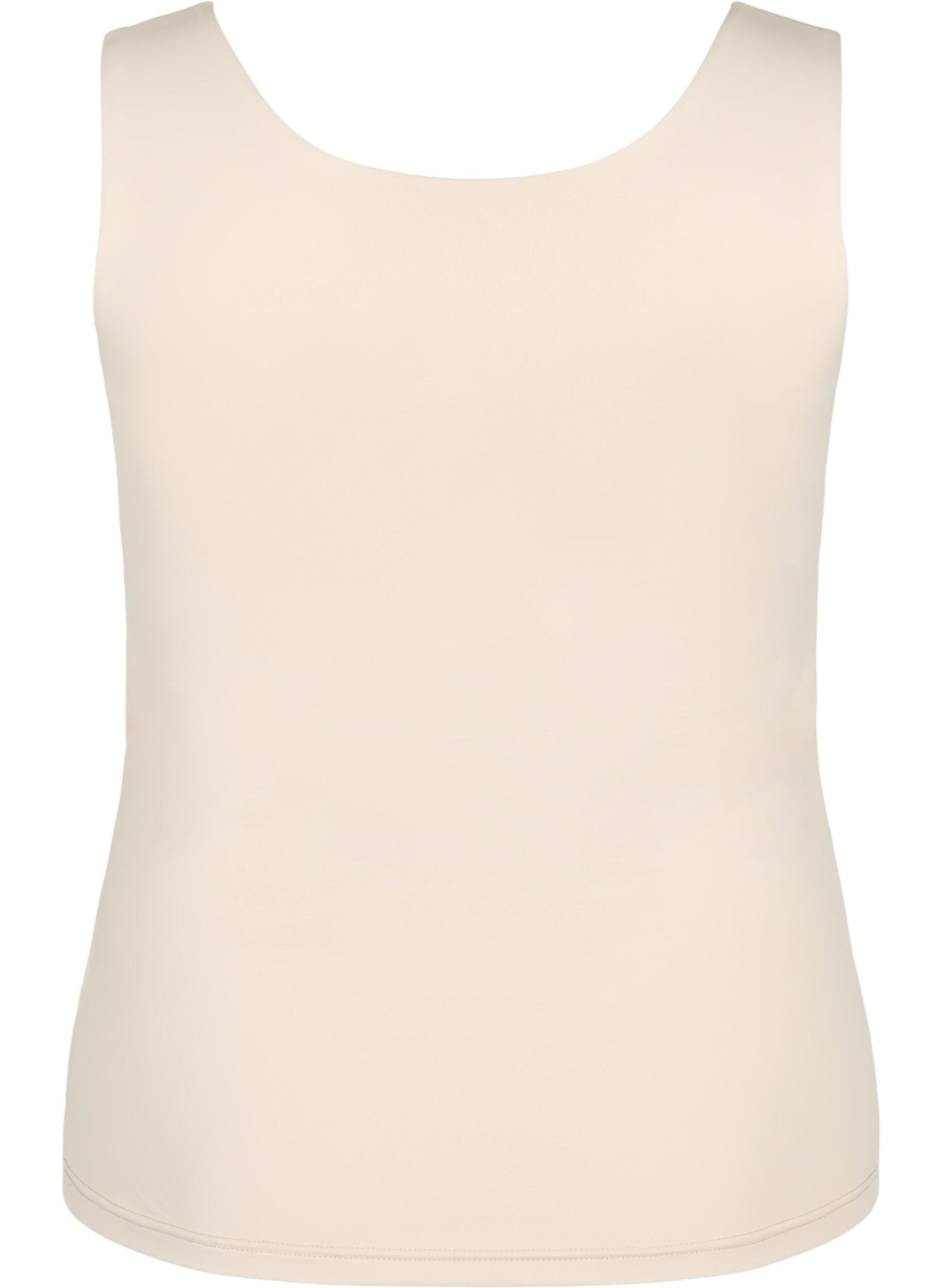 Zizzi Stretchy vendbar top, Silver Gray, Packshot image number 1