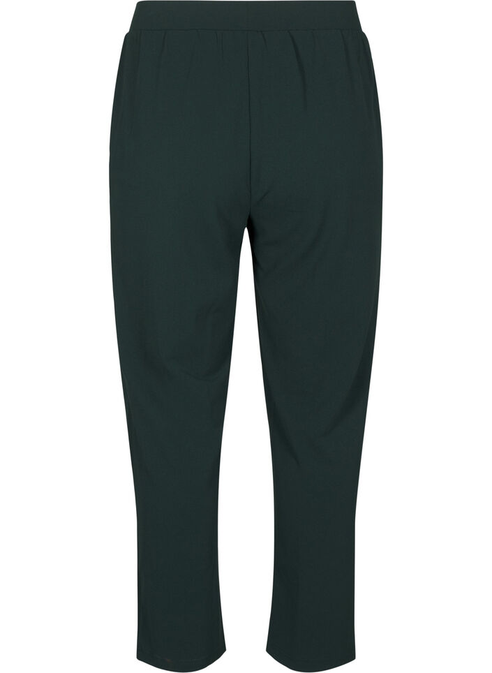 Bukser med straight fit, Gr&oslash;n, Packshot image number 1