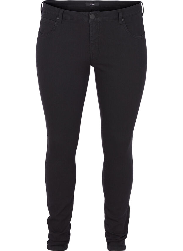 Jeans corsaire slim taille haute bleu clair femme grande taille | La Halle