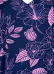 FLASH - Kjole med v-hals og blomsterprint, Medieval Blue Flower, Packshot image number 2