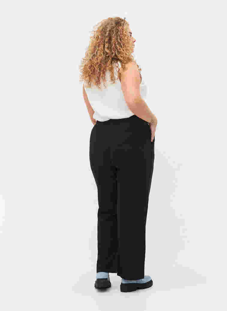 Løse bukser med lommer, Black, Model