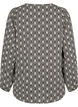 Skjortebluse med v-hals og print, Birch Graphic AOP, Packshot image number 1