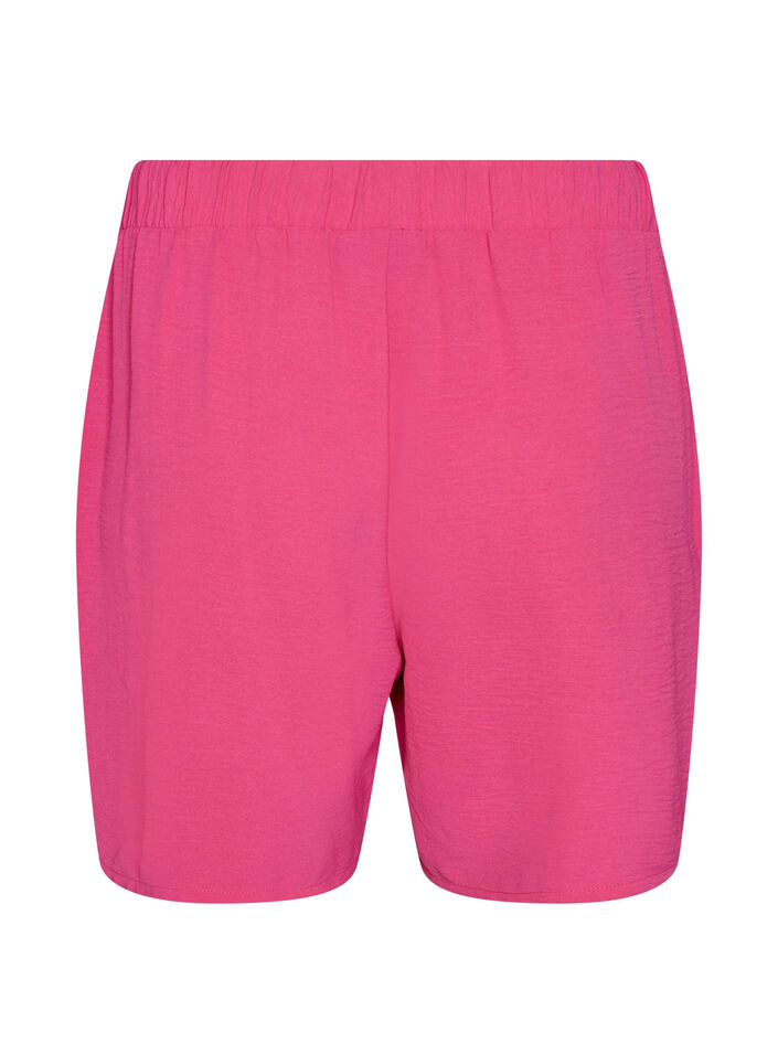 Shorts med lommer og elastik i taljen, Lyser&oslash;d, Packshot image number 1