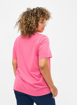 FLASH - T-shirt med motiv, Hot Pink Amour, Model image number 1