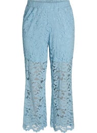 Blondebukser med h&oslash;j talje og lige ben, Bl&aring;