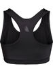 Sports-bh med racerback, Sort, Packshot image number 1