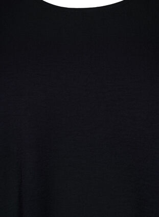 Bluse med pufærmer, Black, Packshot image number 2