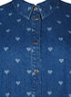 Denimskjorte med hjerter, L. Blue D. W. Heart, Packshot image number 2