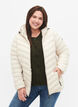 Letv&aelig;gts jakke med h&aelig;tte, Beige, Model image number 0