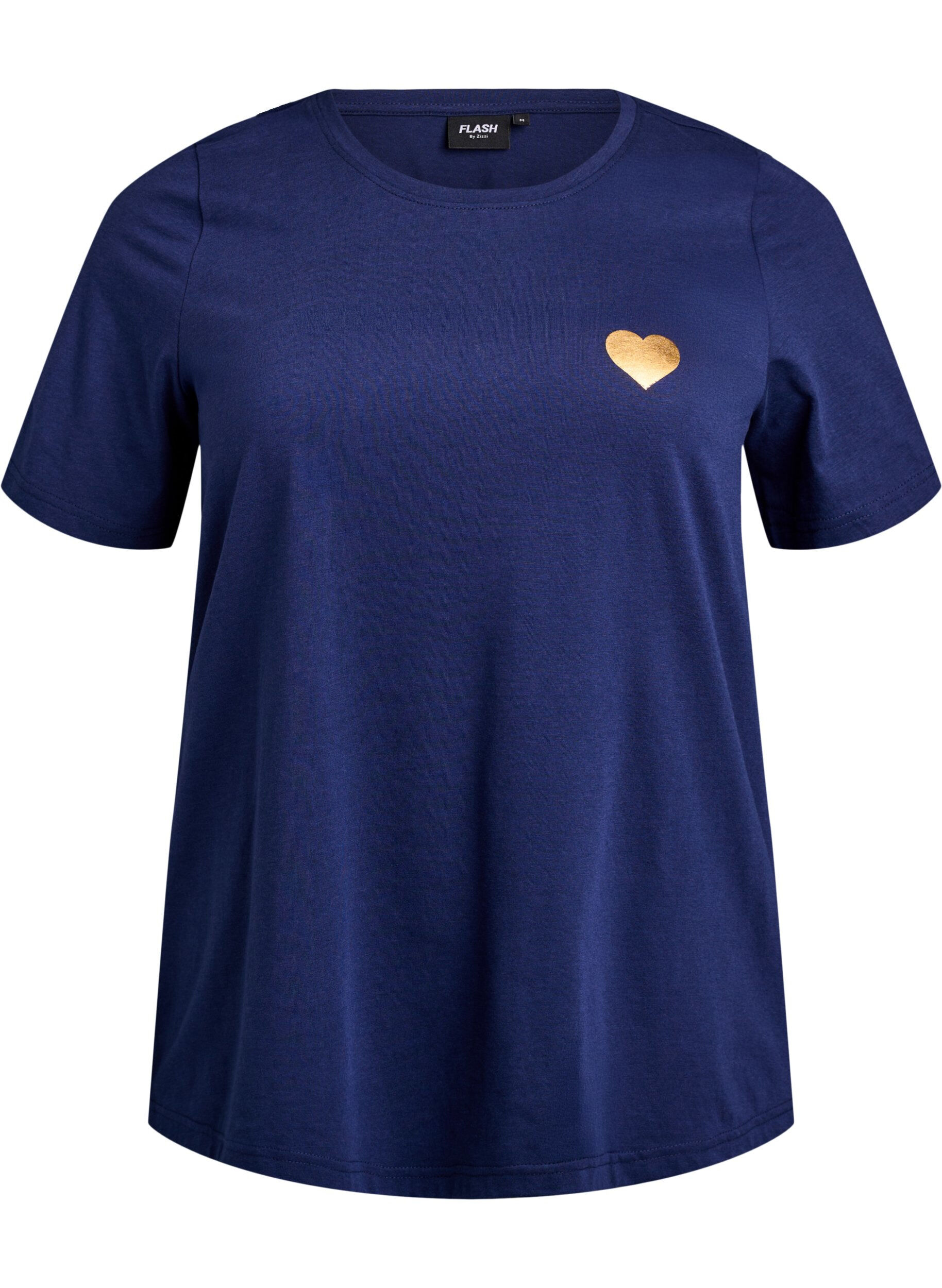ZizziT-shirt med motiv, Bl&aring;, Packshot image number 0