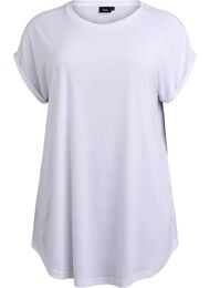 Kort&aelig;rmet natkjole med tekstprint, 