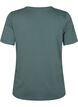 FLASH - T-shirt med v-hals, Balsam Green, Packshot image number 1