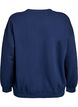 Sweatshirt med tekstmotiv, Bl&aring;, Packshot image number 1