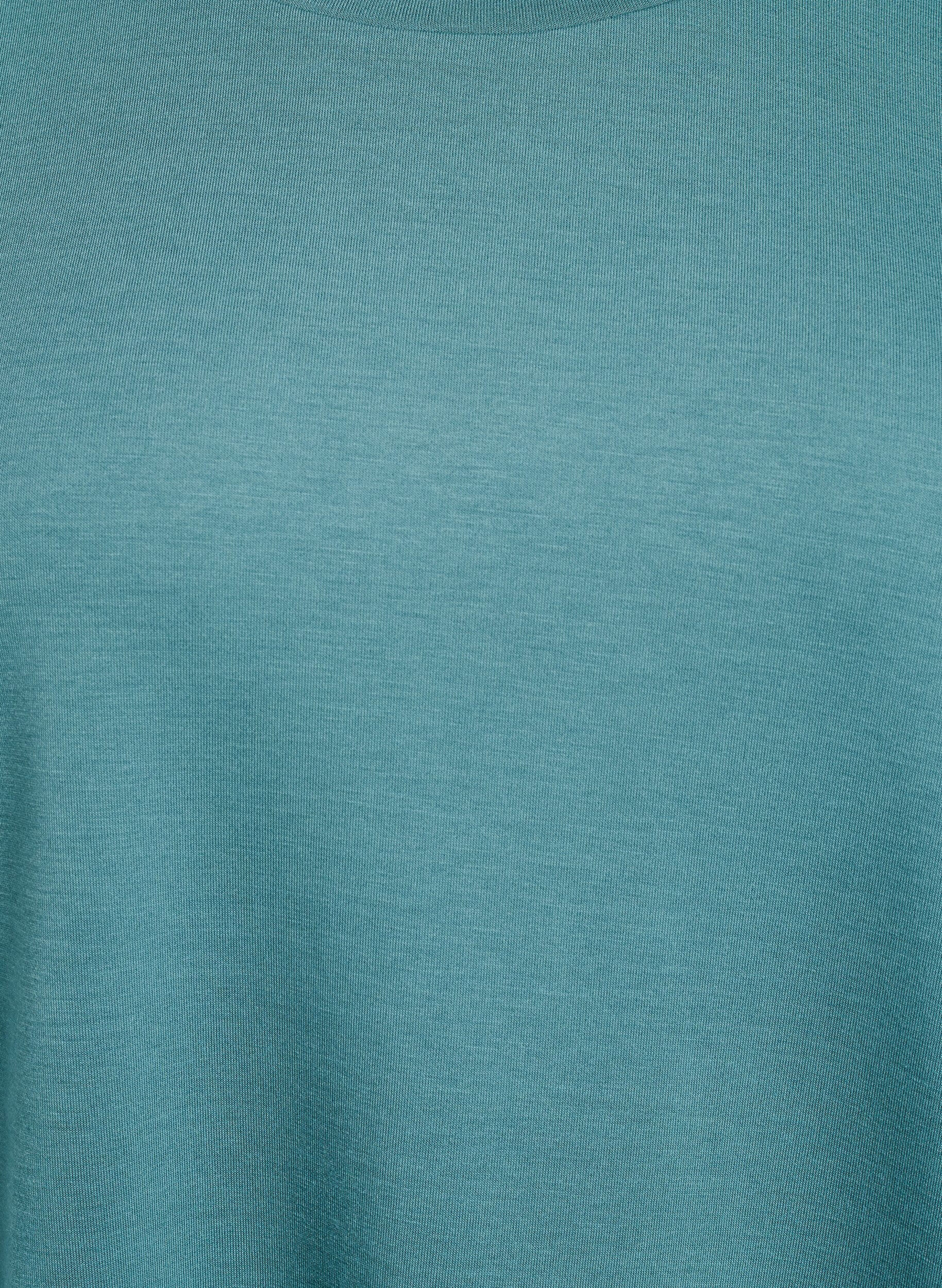 Zizzi T-shirt i modalmix, Gr&oslash;n, Packshot image number 2