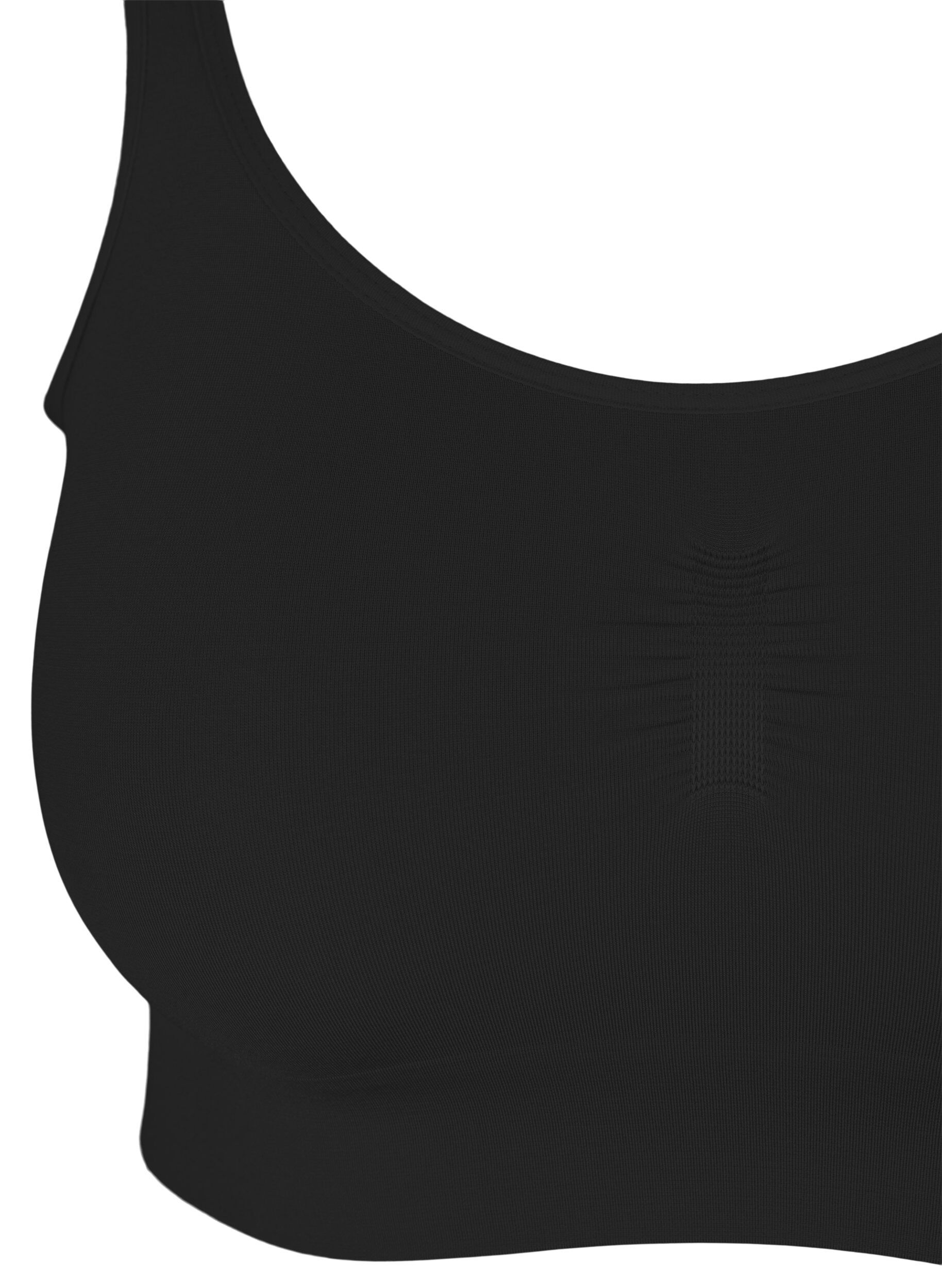 ZizziSeamless bh top, Sort, Packshot image number 2