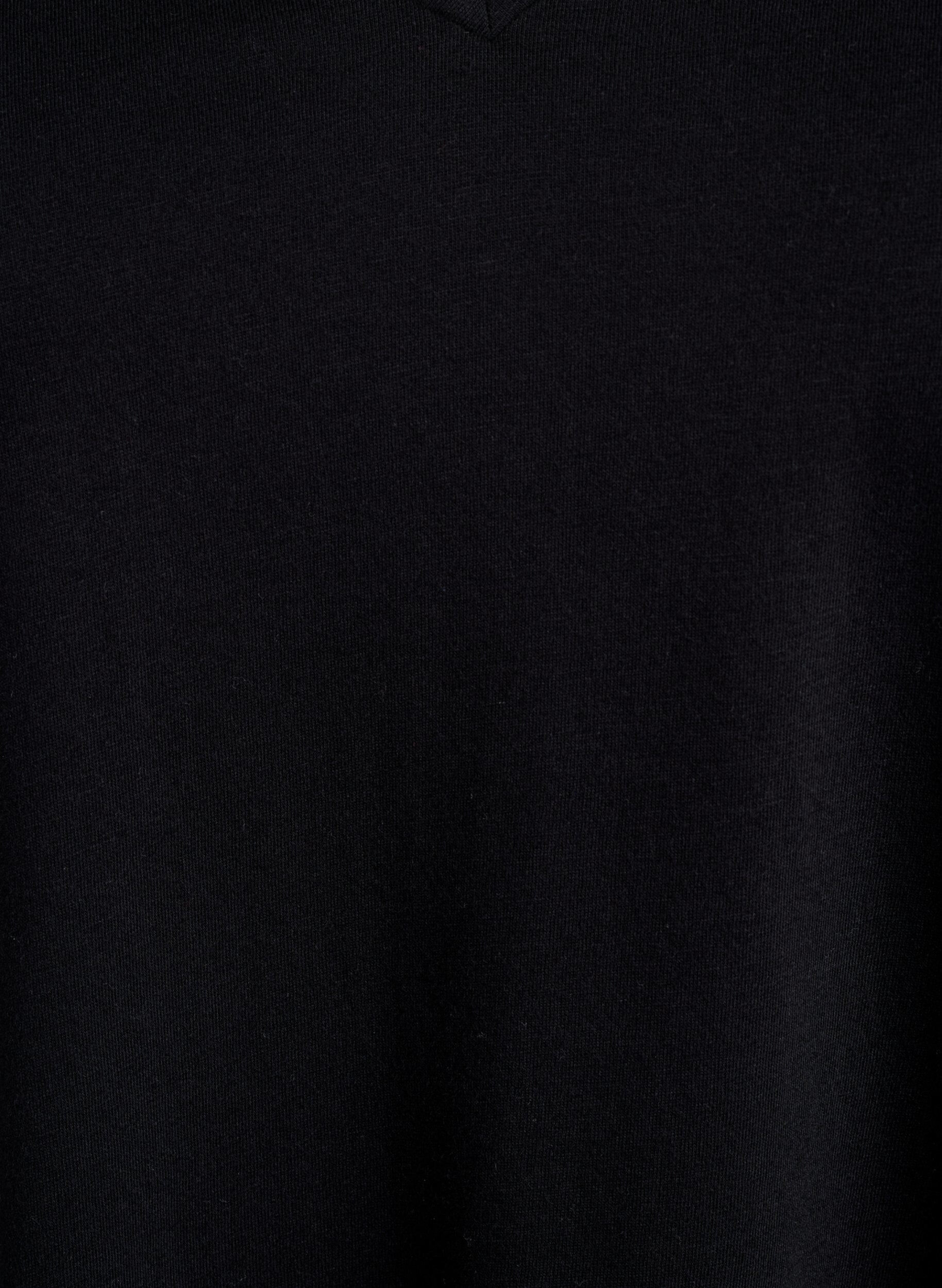 Zizzi2-pak t-shirts med v-hals, Sort, Packshot image number 2