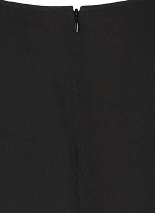 Bluse med korte ærmer, Black, Packshot image number 3