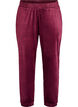 L&oslash;se bukser i velour, R&oslash;d, Packshot image number 0