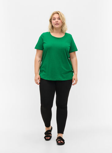 Kortærmet t-shirt med en rund halsudskæring, Jolly Green MB, Model image number 2