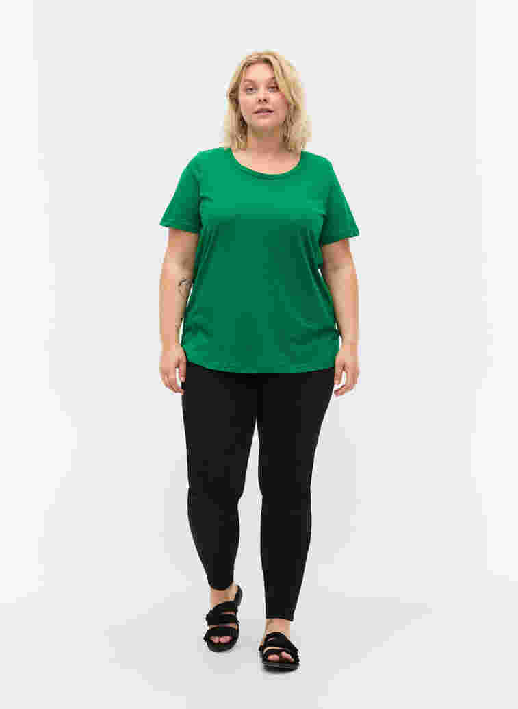 Kortærmet t-shirt med en rund halsudskæring, Jolly Green MB, Model image number 2