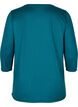 Tr&aelig;ningsbluse med 3/4 &aelig;rmer, Gr&oslash;n, Packshot image number 1