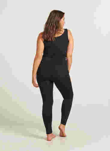 Seamless leggings, Black, Model image number 1