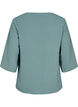 Bluse med 3/4 &aelig;rmer, Gr&oslash;n, Packshot image number 1