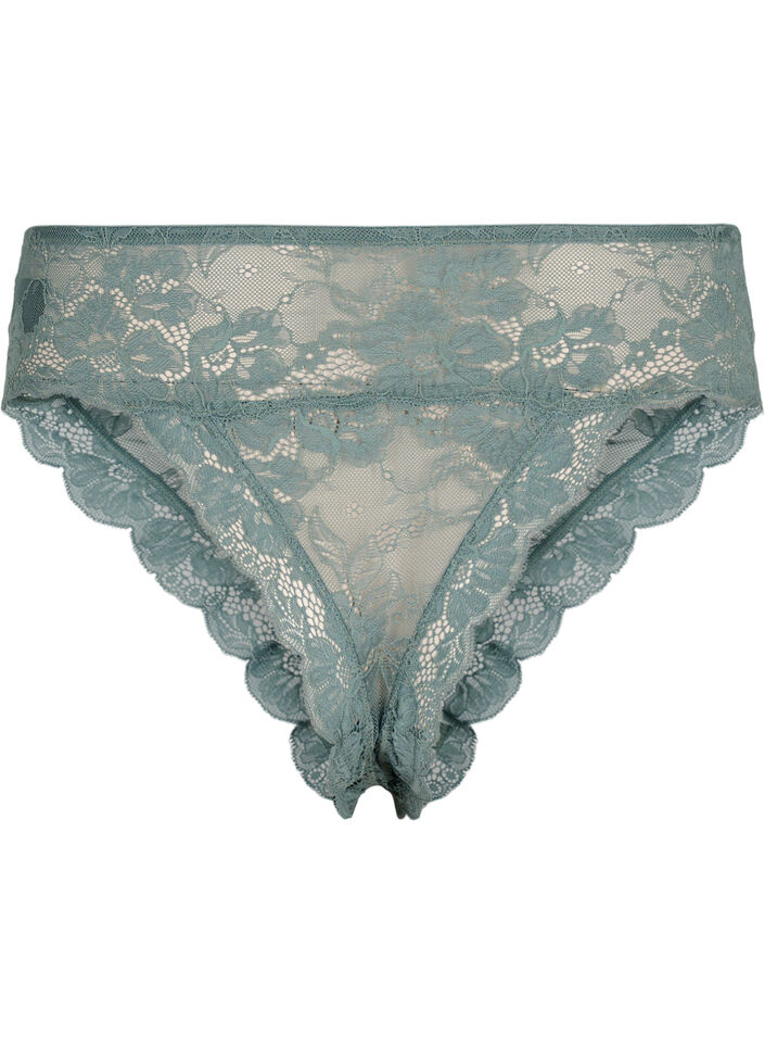 Brazilian trusse med regulær talje, Balsam Green, Packshot image number 1