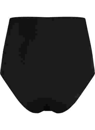 Bikini trusse med ekstra høj talje, Black, Packshot image number 1