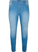Jeggings med baglommer, Blue denim, Packshot image number 0