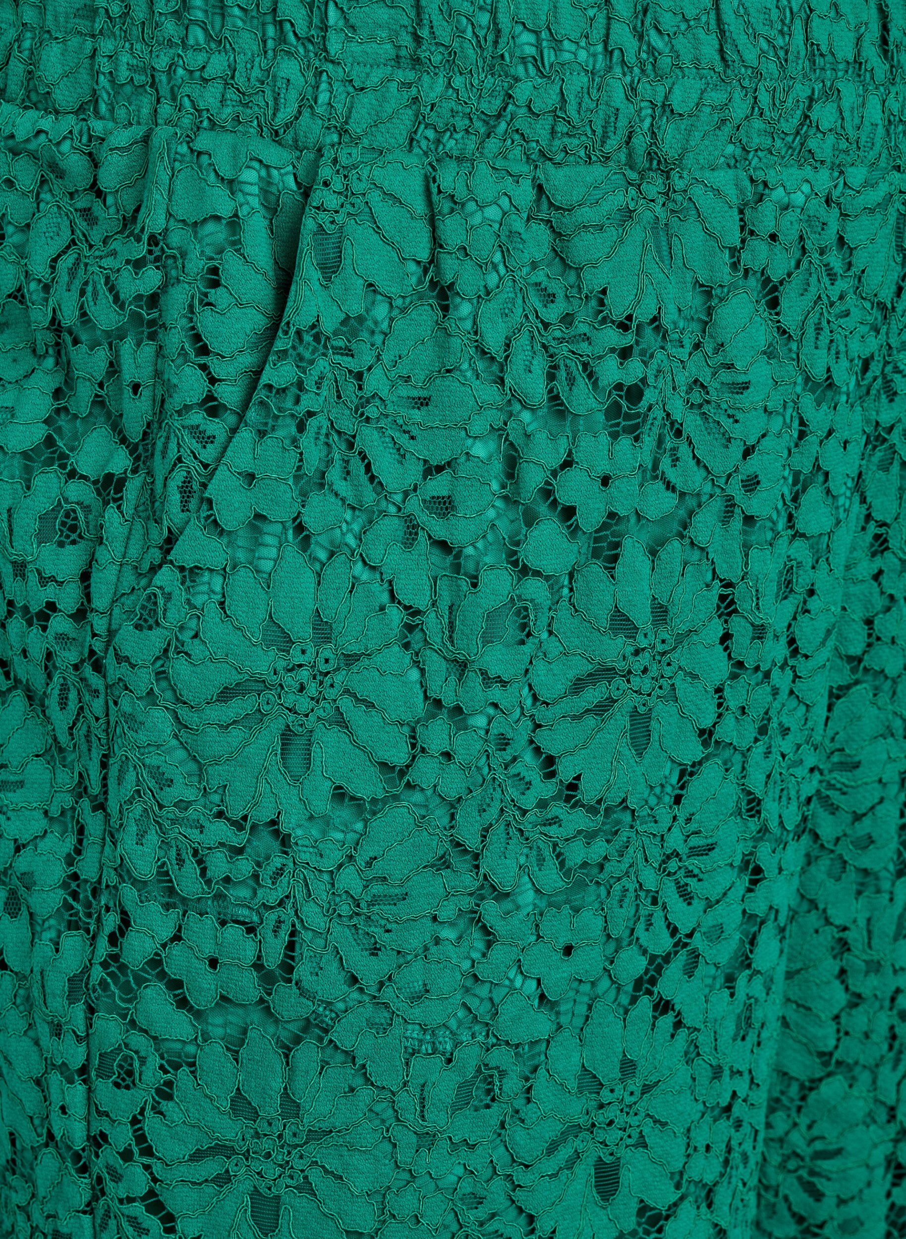 Zizzi Blondebukser med h&oslash;j talje og lommer, Gr&oslash;n, Packshot image number 2