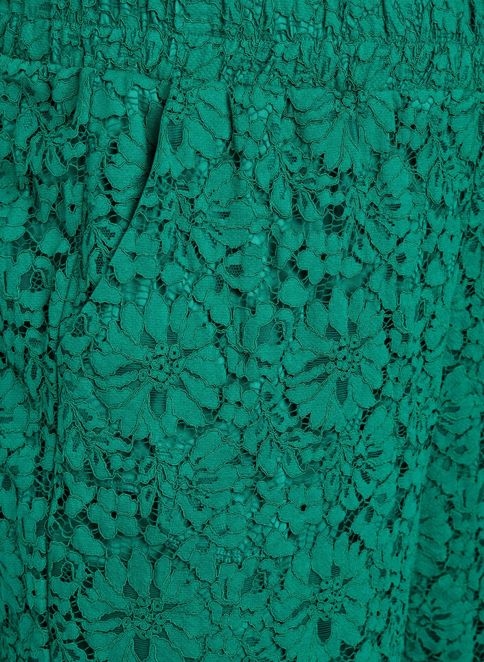 Blondebukser med høj talje og lommer, Grøn, Packshot image number 2