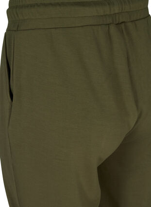 Sweatpants med lommer og snøre, Ivy Green, Packshot image number 3