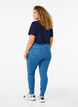 Stretchy jeggings med høj talje, Light Blue, Model image number 1
