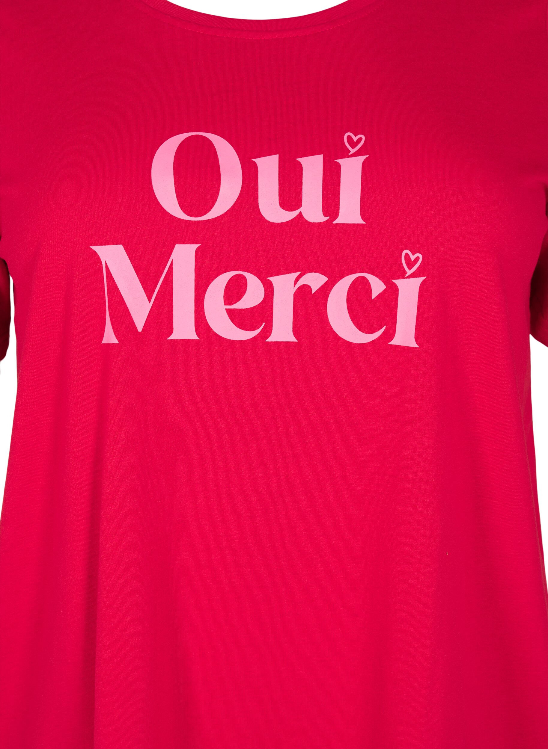 Zizzi FLASH - T-shirt med motiv, R&oslash;d, Packshot image number 2