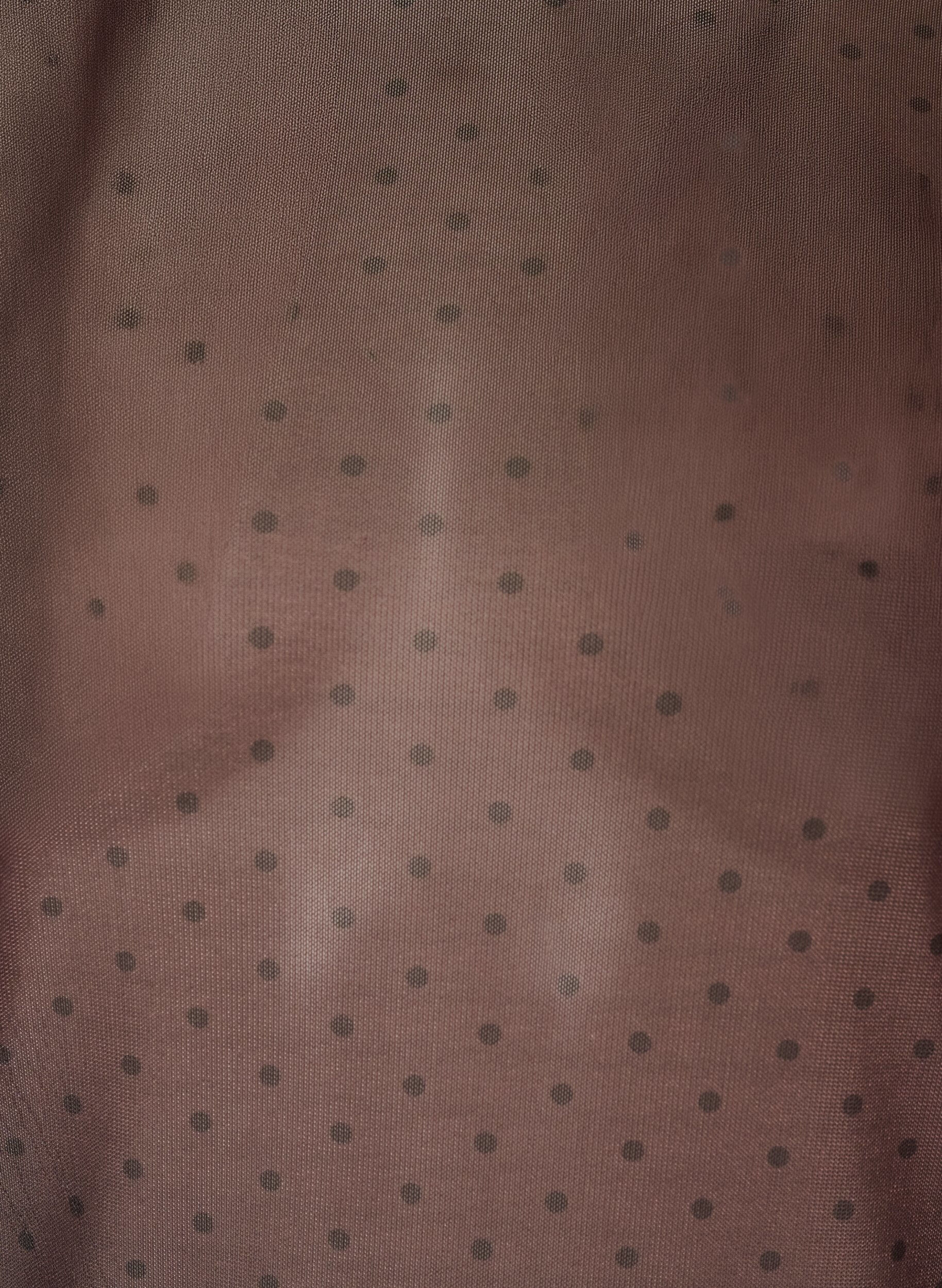ZizziMeshbluse med print, Brun, Packshot image number 2