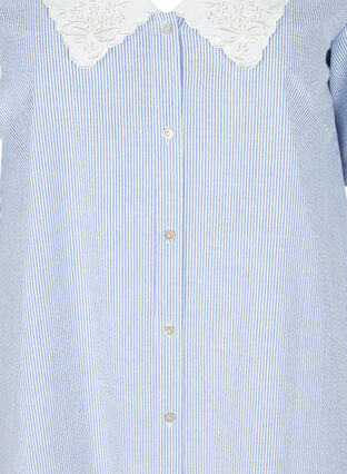 Stribet skjortekjole med krave, Marlin, Packshot image number 2