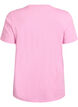 Basis t-shirt i bomuld med rund hals, Lyser&oslash;d, Packshot image number 1
