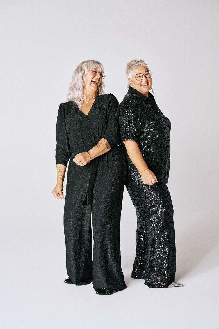 Pailletter, blonder og glimmer, , Model