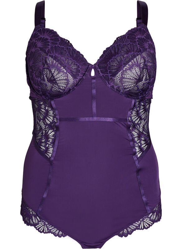 Bodystocking I Blonde Og Microfiber Med BøJle