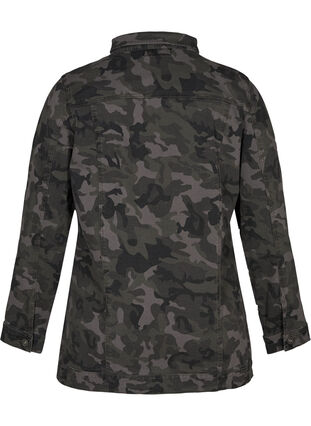 Camouflage jakke I bomuld, Camouflage, Packshot image number 1