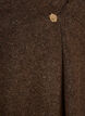 Strikket cardigan med asymmetrisk lukning, Brun, Packshot image number 2