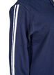 Kort sweatkjole med hætte og lange ærmer, Navy Blazer, Packshot image number 3