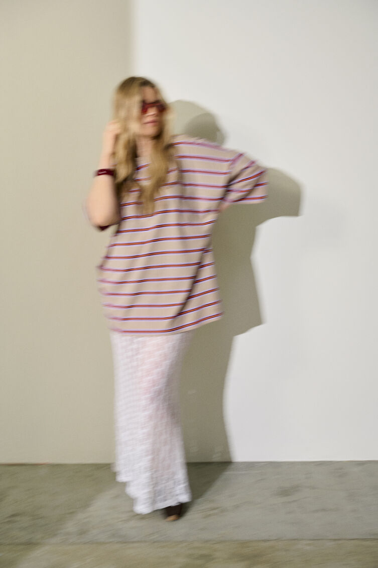 Blondenederdel look, , Model