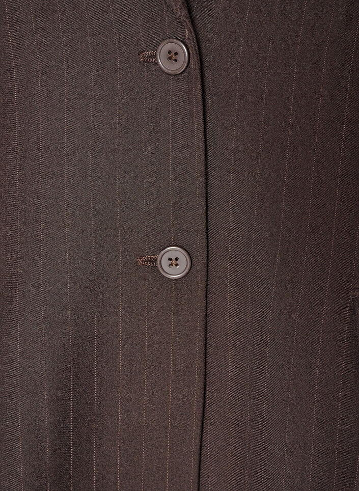 Blazer med lommer og slids, Brun, Packshot image number 2